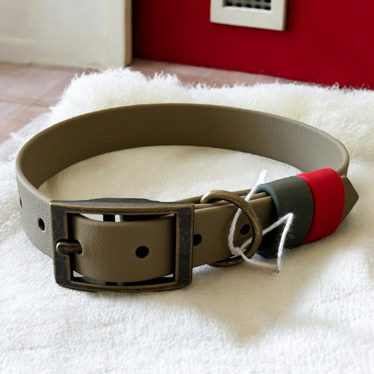 MEDIUM Biothane®️ collar in BEIGE