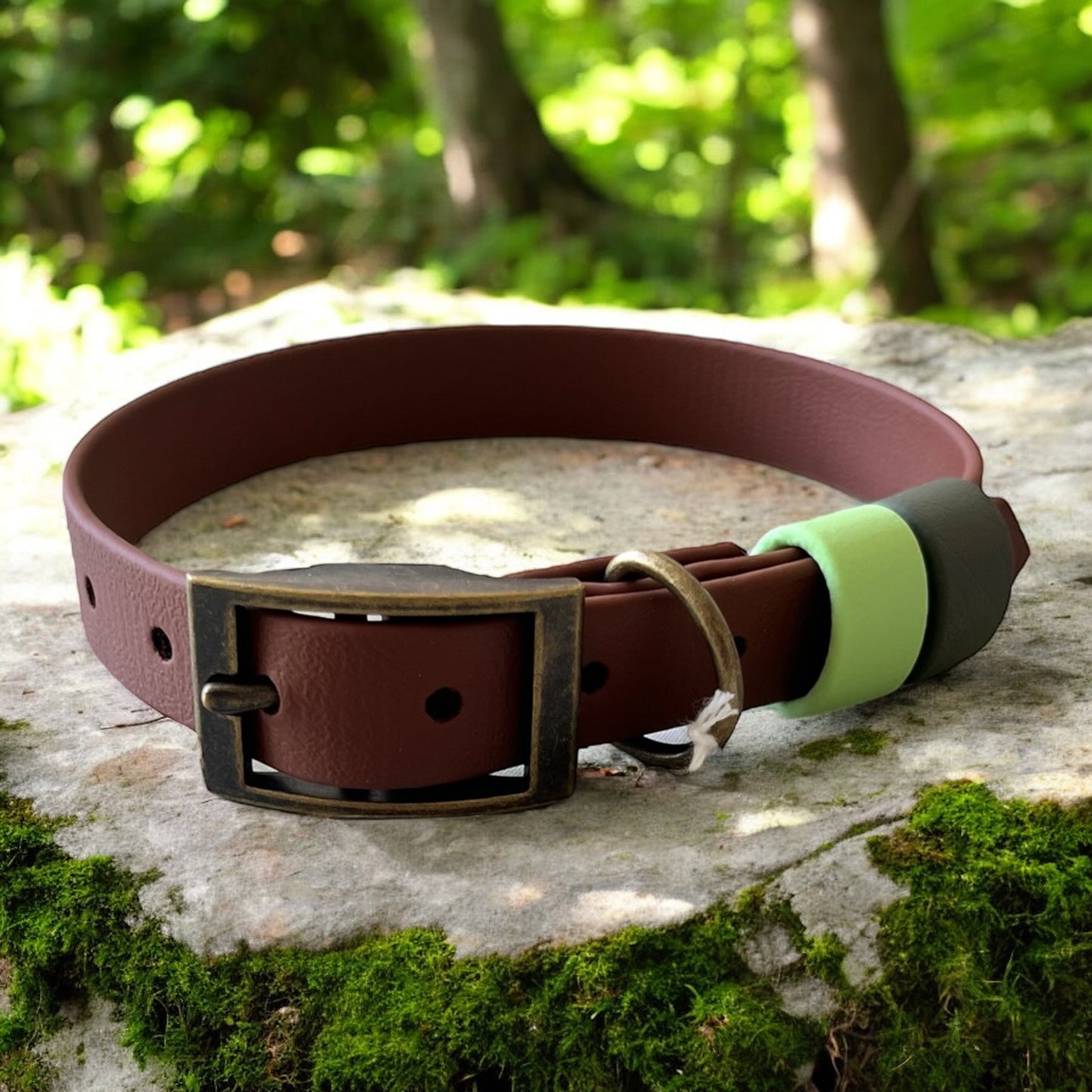 MEDIUM Biothane®️ collar in BROWN