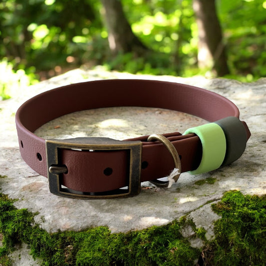 MEDIUM Biothane®️ collar in BROWN