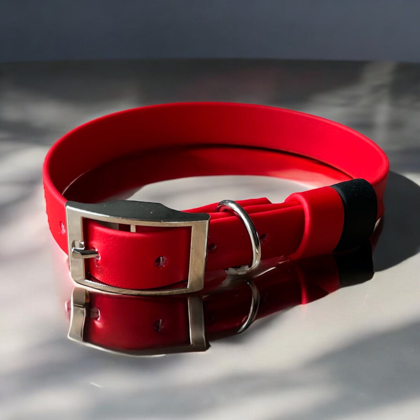 MEDIUM Biothane®️ collar in RED