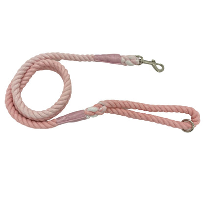 Bramble & Co Soft & Sweet Pink Rope Lead