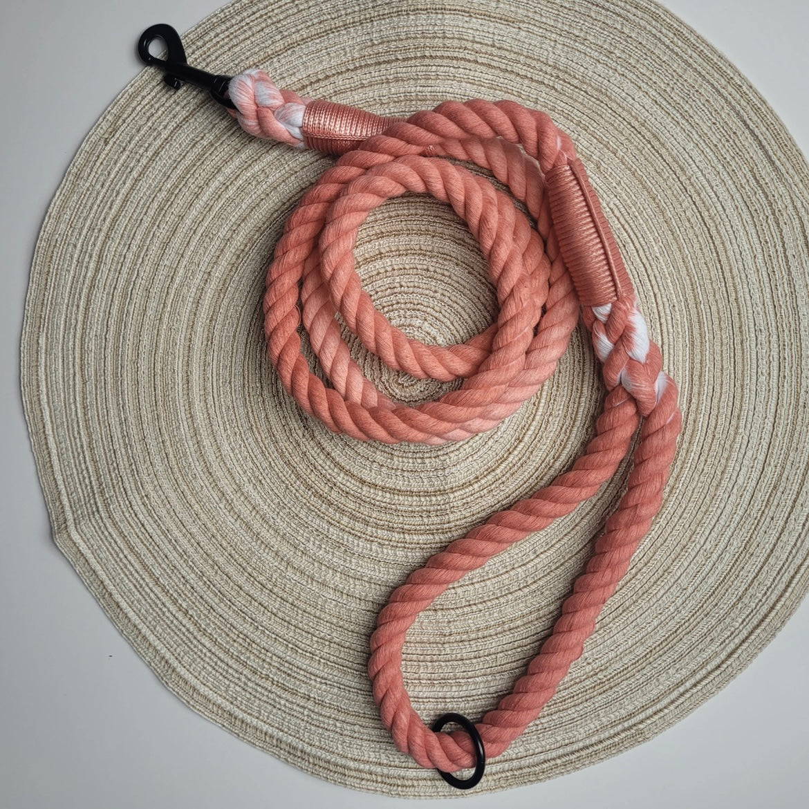 Bramble & Co Orange Twist Rope Lead