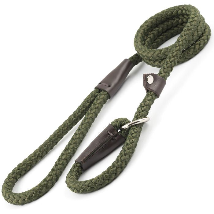 Ancol Khaki Rope Slip Lead